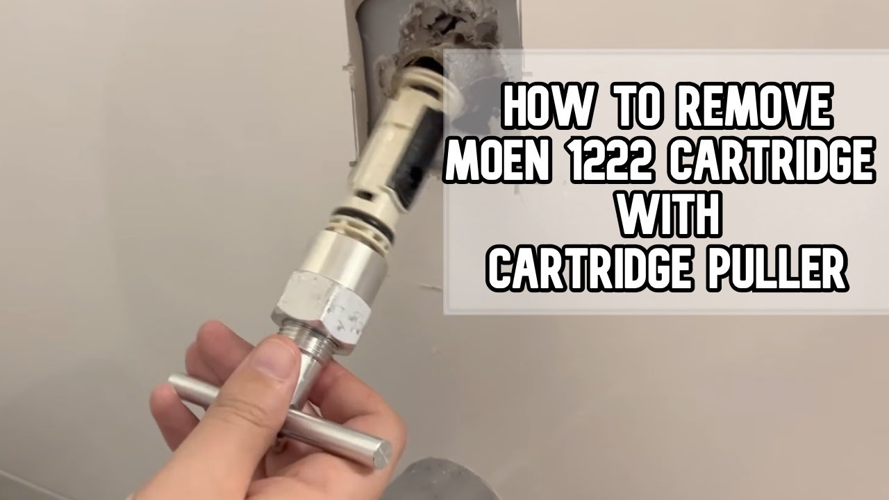 how to remove moen cartridge