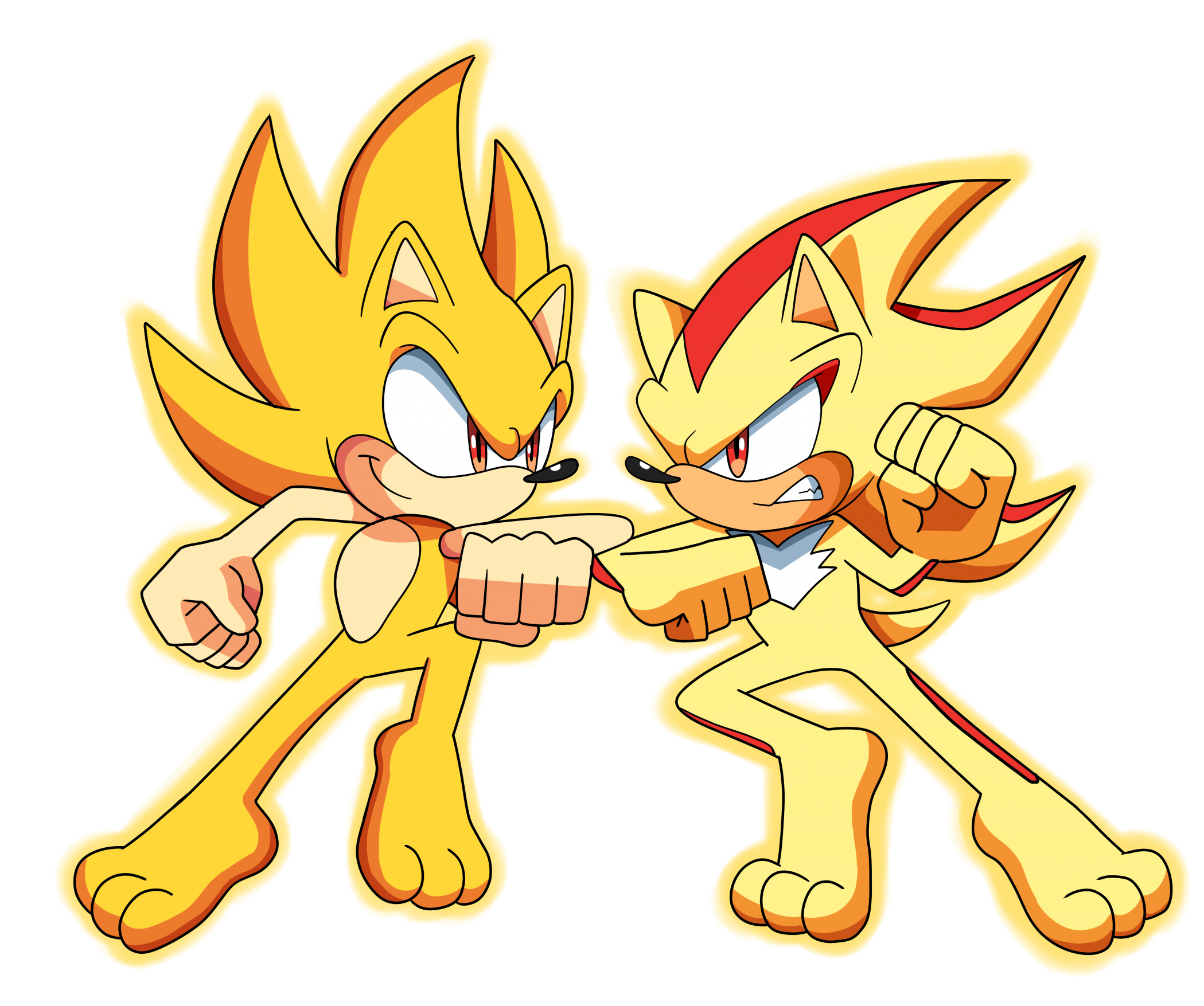 super sonic vs super shadow