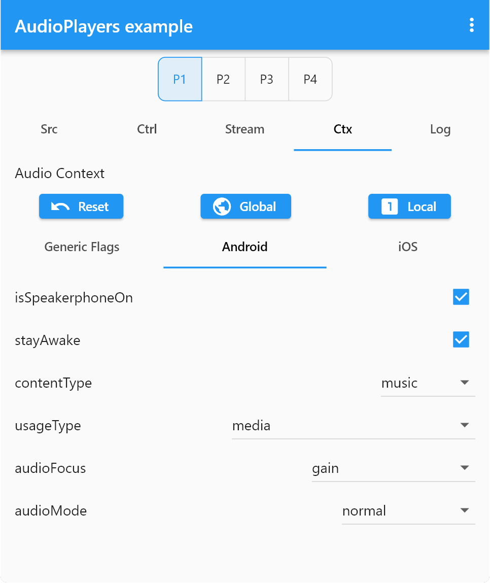 flutter audio player