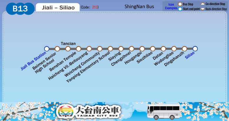 bus b13 timetable