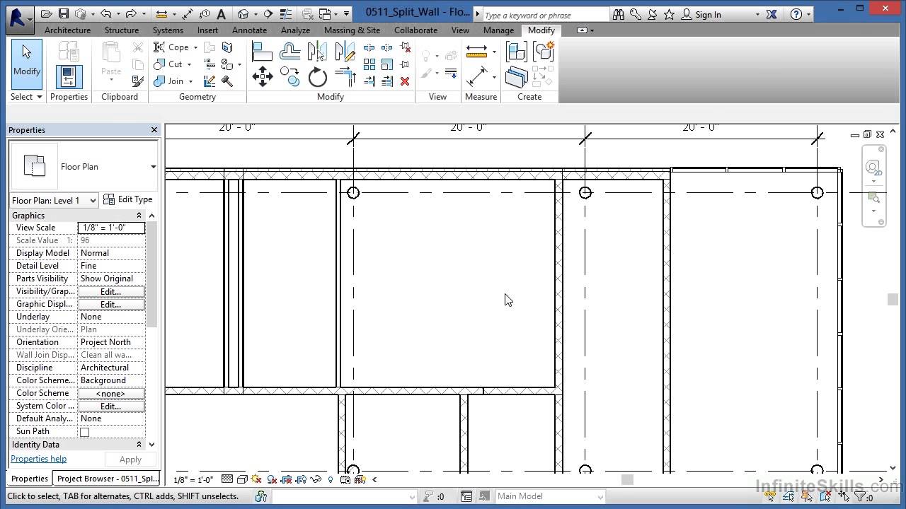 split walls revit