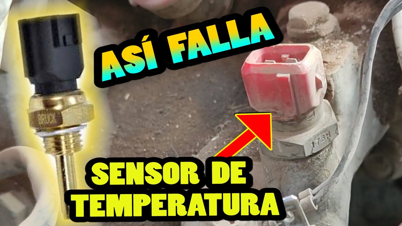 fallas del sensor de temperatura