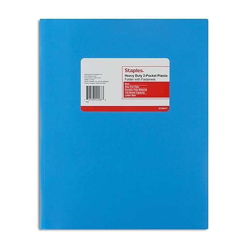 staples pocket folders