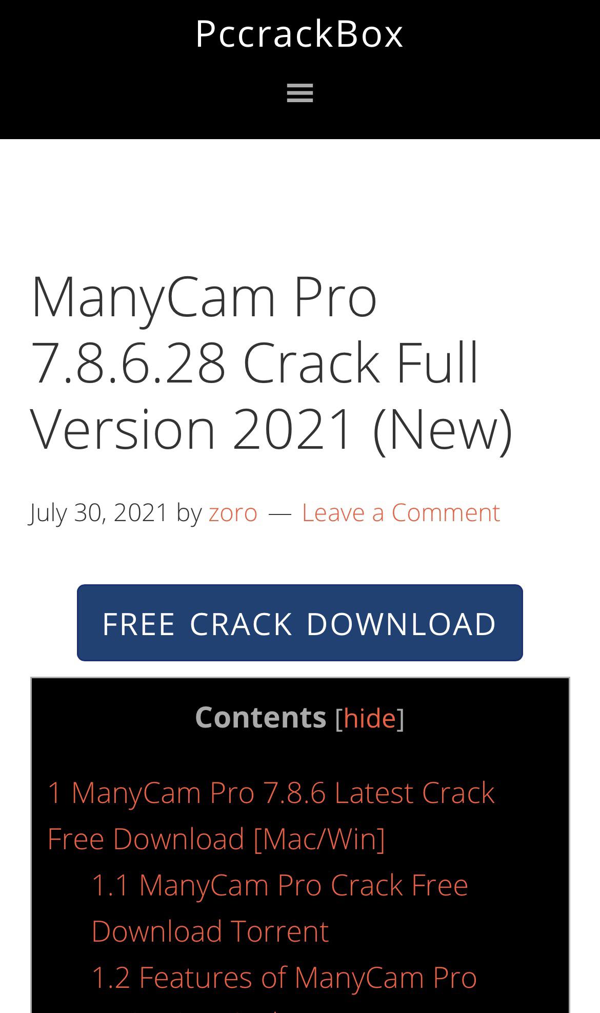 cracked manycam