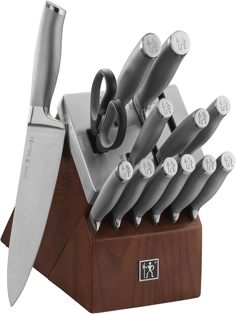 henckels modernist knife block set