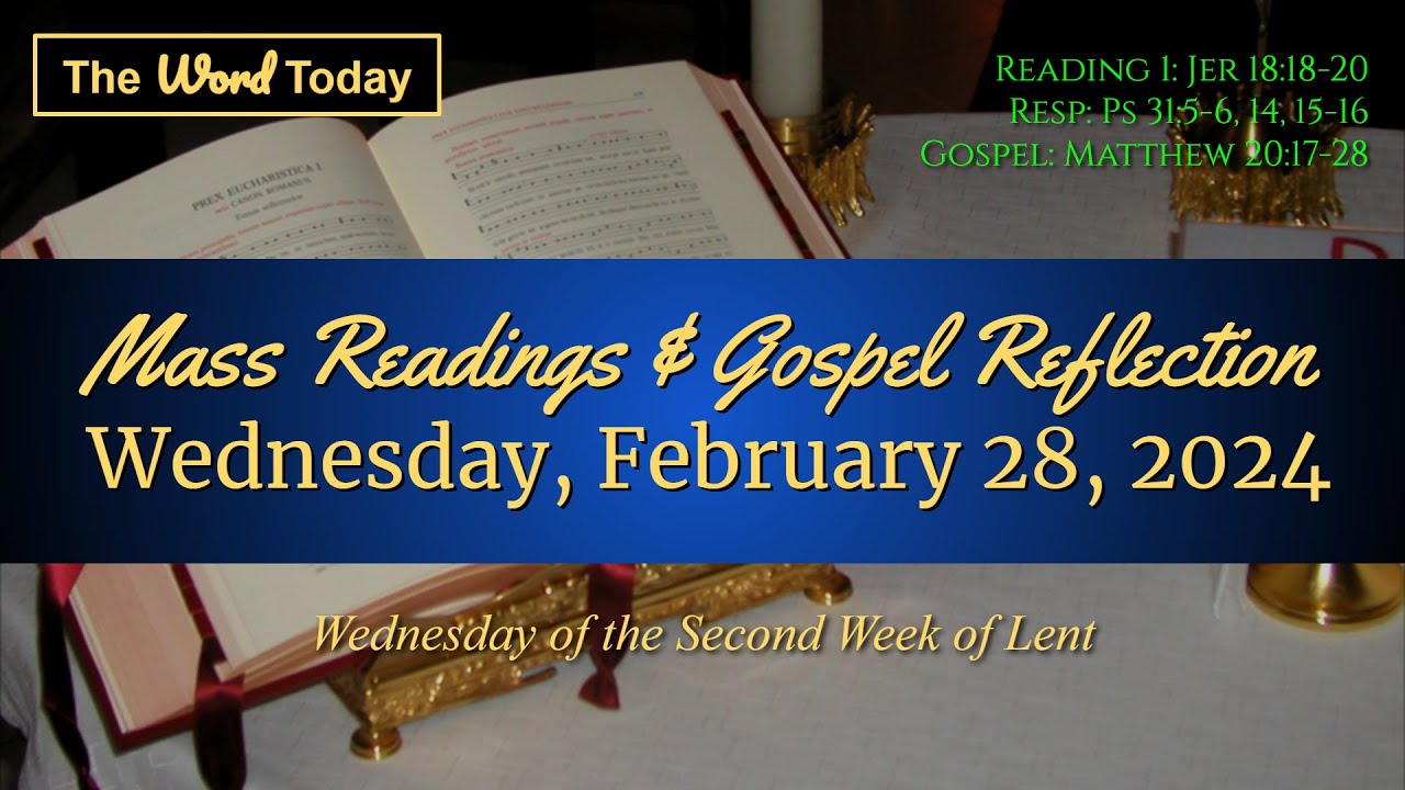 roman catholic daily readings and reflections