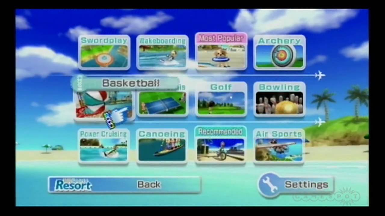 wii resort game