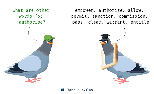 synonym for authorise