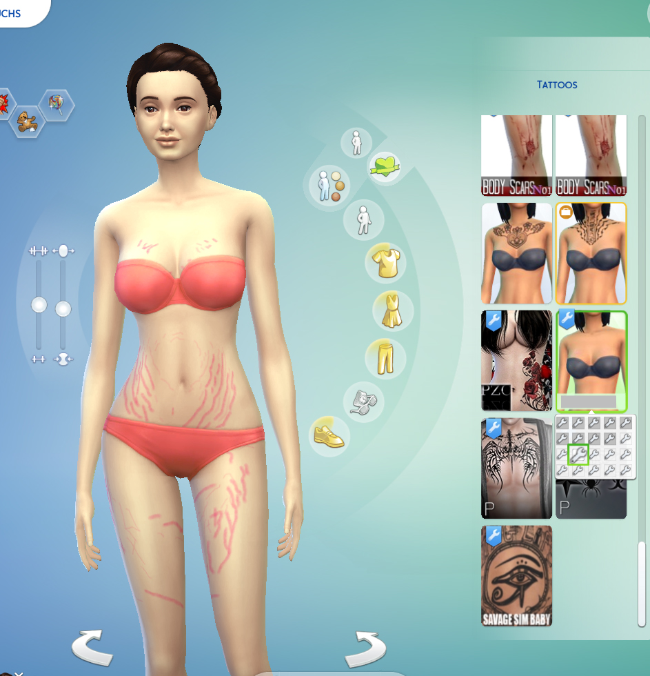 sims 4 stretch marks cc