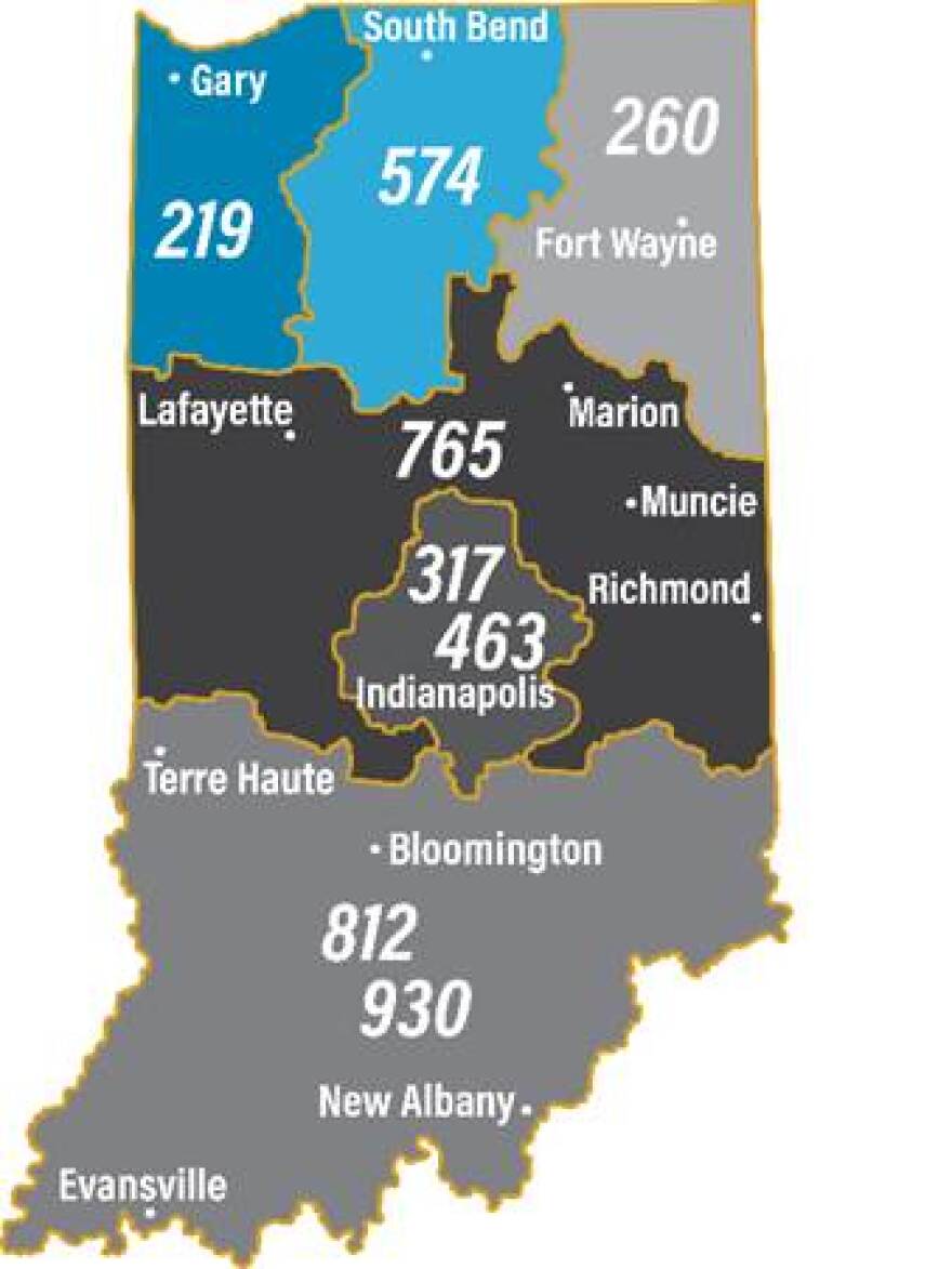 219 area code map