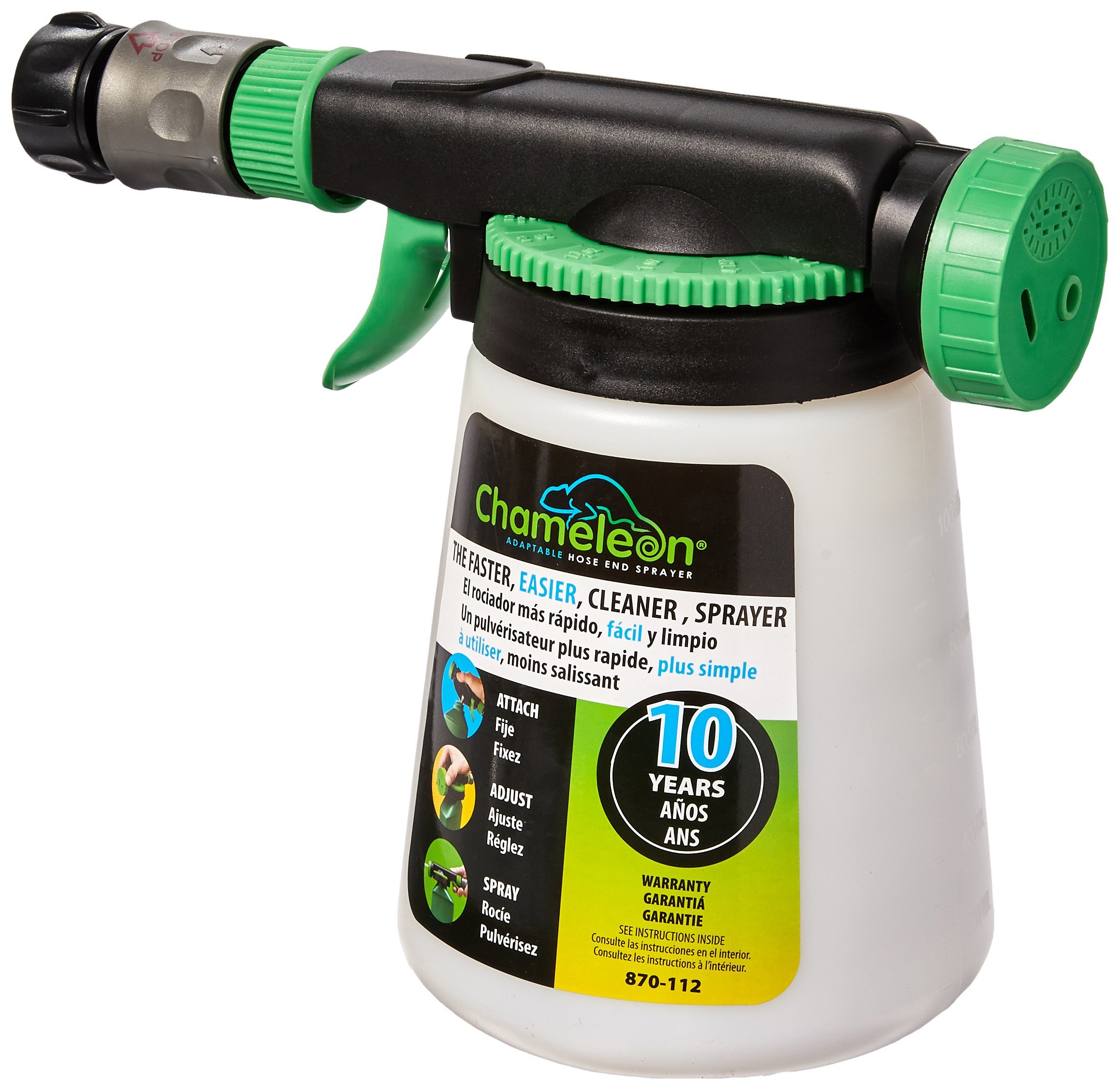 chameleon adaptable hose end sprayer