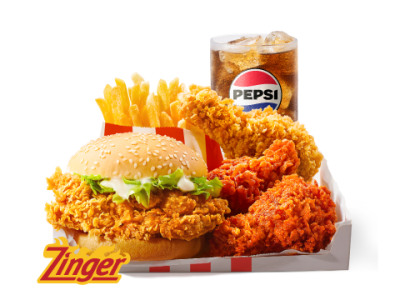 kfc value meal burger starting price