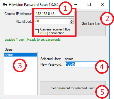 hikvision ip camera default password