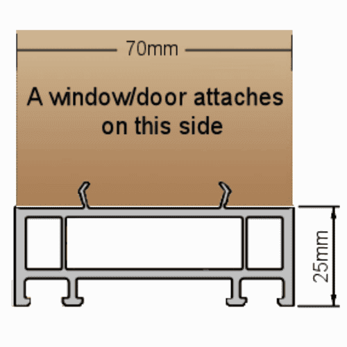 upvc frame extender