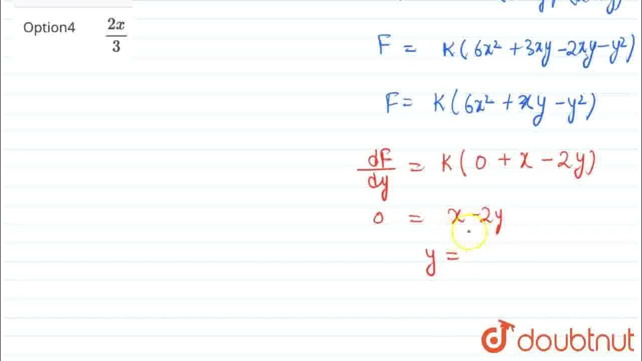 two point objects of mass 2x and 3x