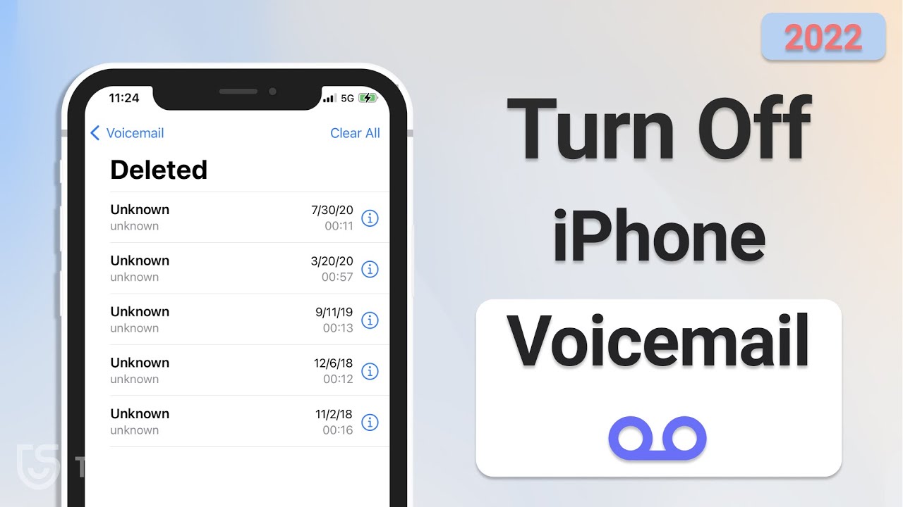 how to get rid of voicemail notification on iphone