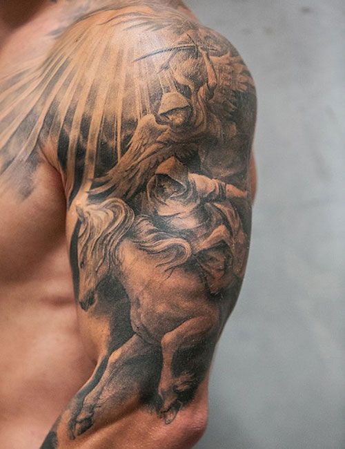 tattoo designs for men shoulder