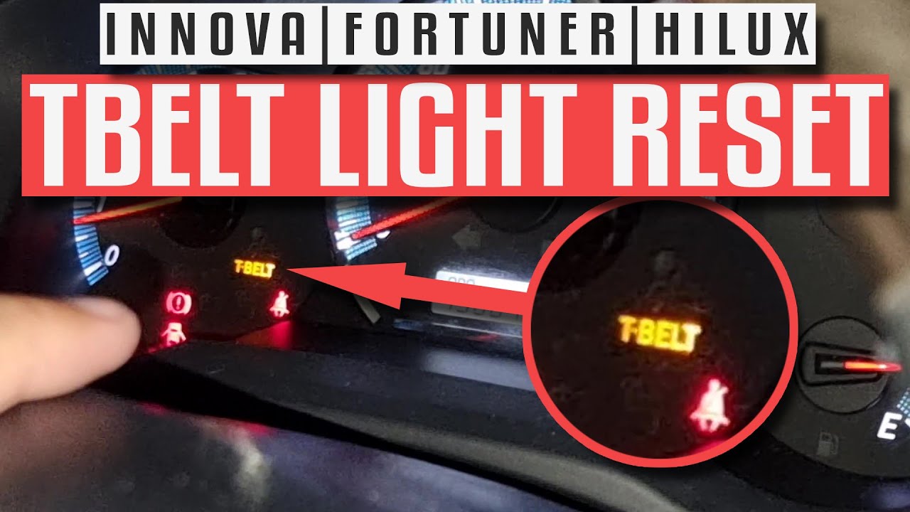 tbelt light on hilux