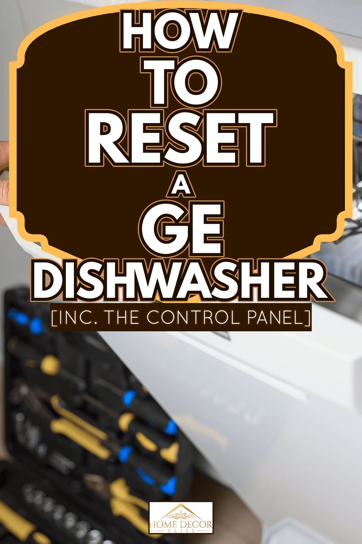 ge dishwasher reset button underneath