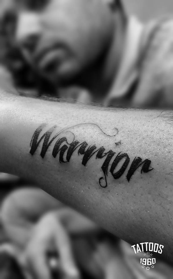 warrior sayings tattoos