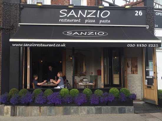 sanzio restaurant menu