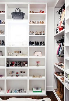 open wardrobe closet