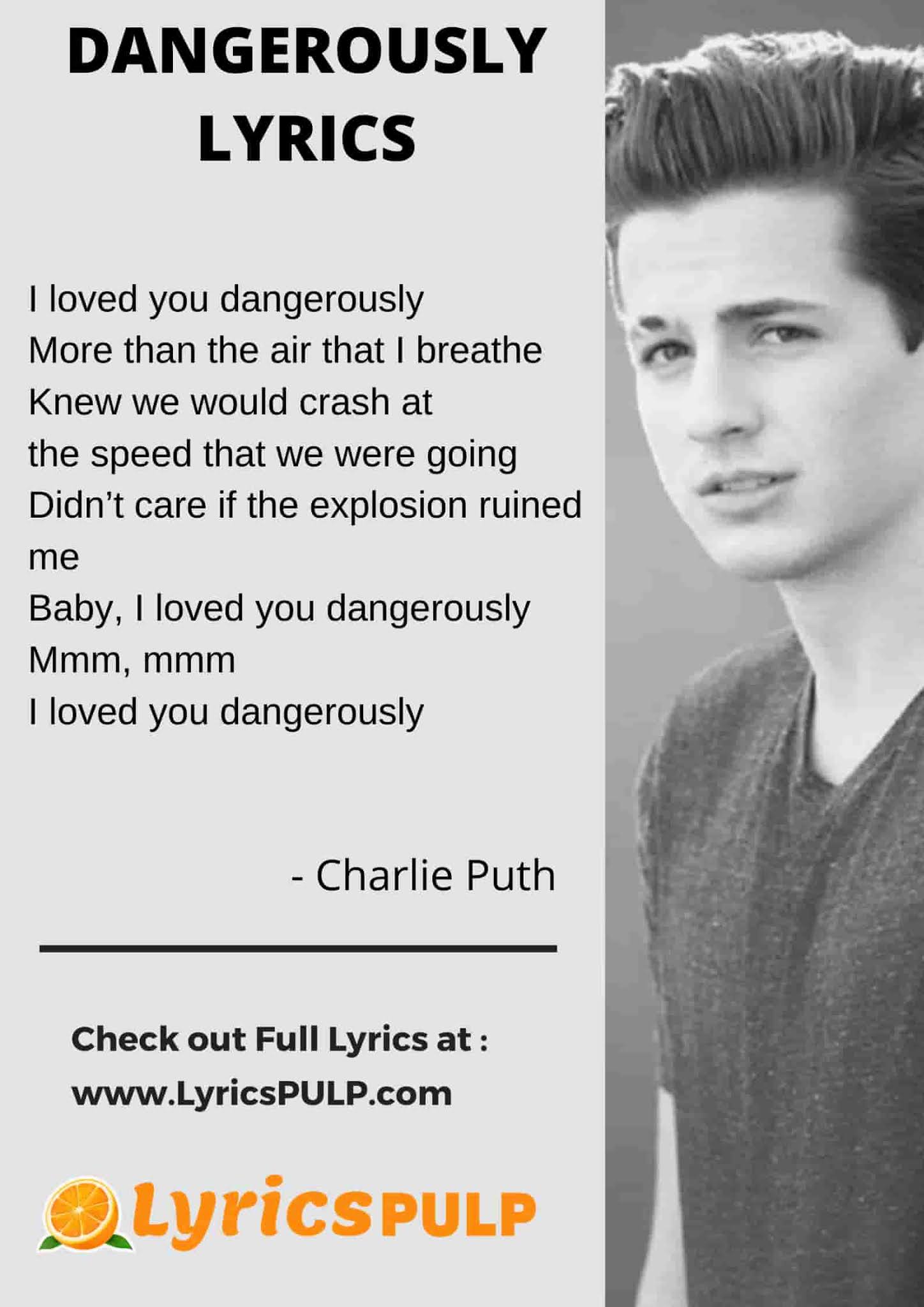 dangerously lyrics charlie puth