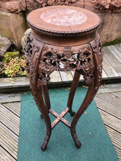 chinese rosewood plant stand