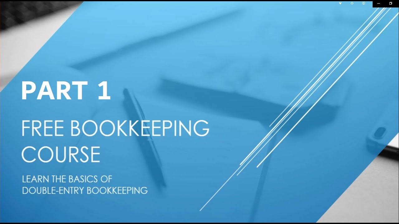 free online bookkeeping course