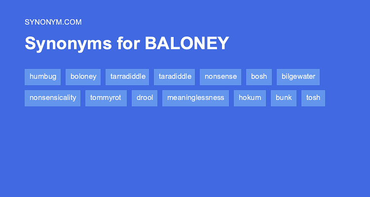 baloney synonym