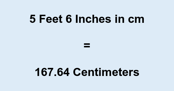 5 feet 6.5 inches in cm