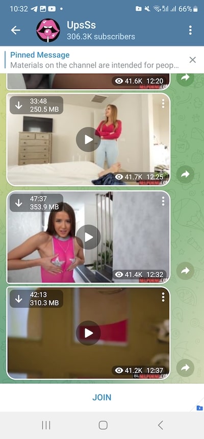 canal porno telegram