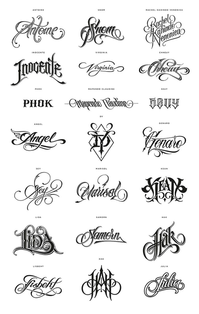 tattoo style name writing