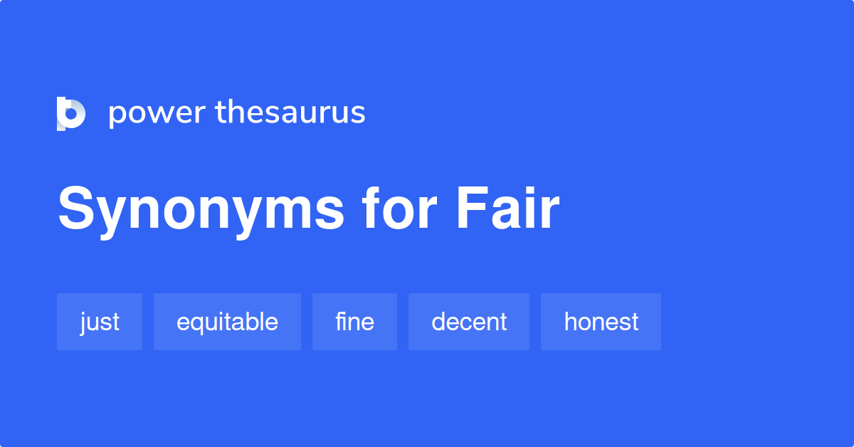 fair synonym