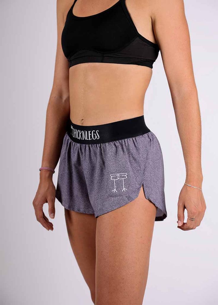 running shorts split sides