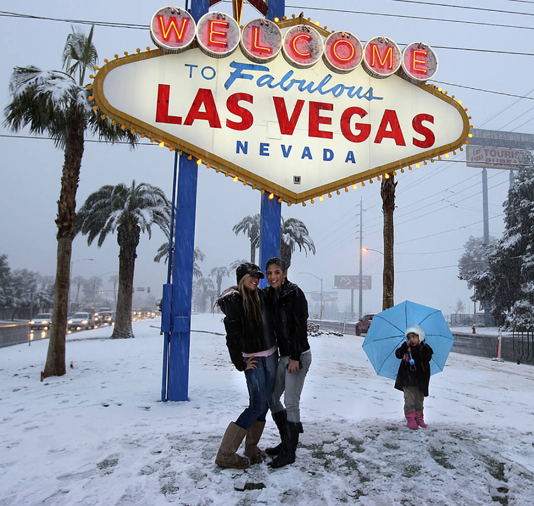 las vegas weather on christmas