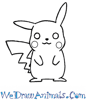 draw pikachu easy