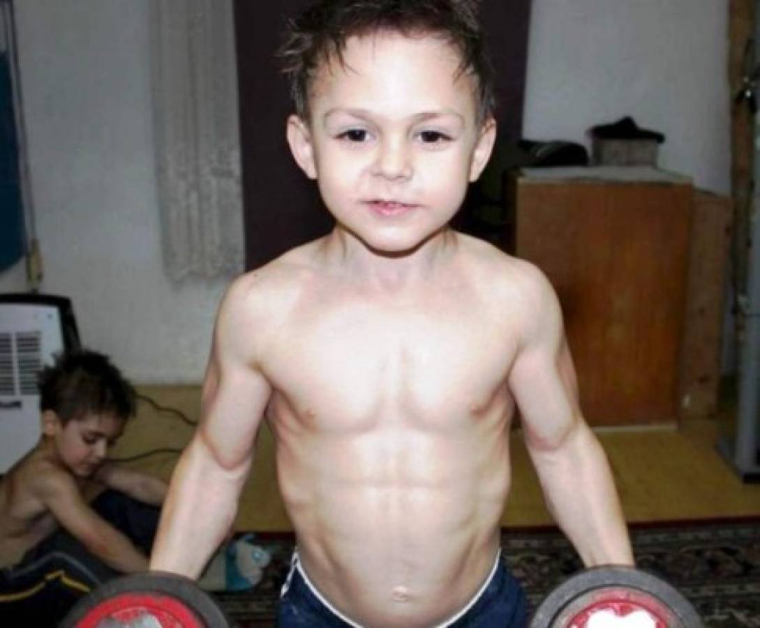 imagenes de niños musculosos