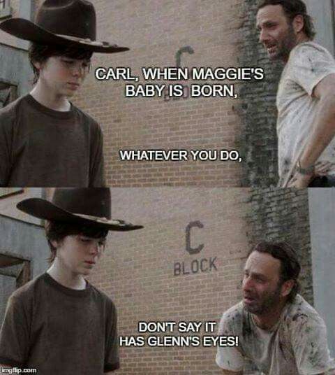 rick walking dead meme