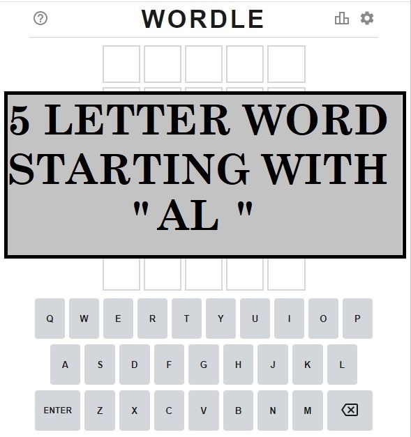 5 letter word starting with al