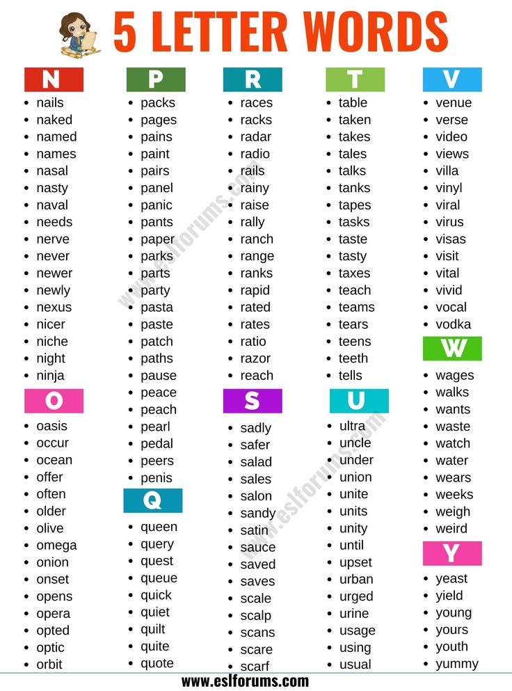 5 letter words that start with bro