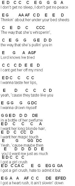 harry styles girl crush chords