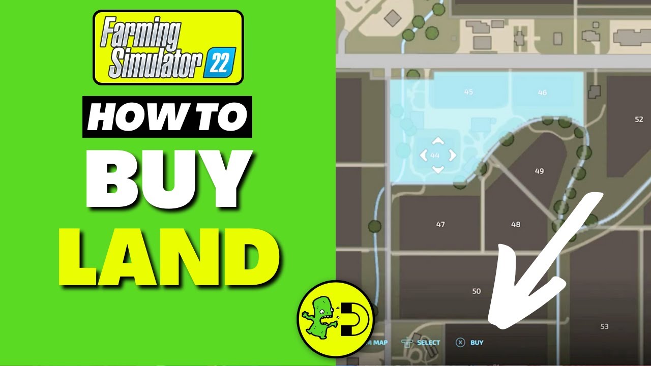 farming sim 22 how to buy land