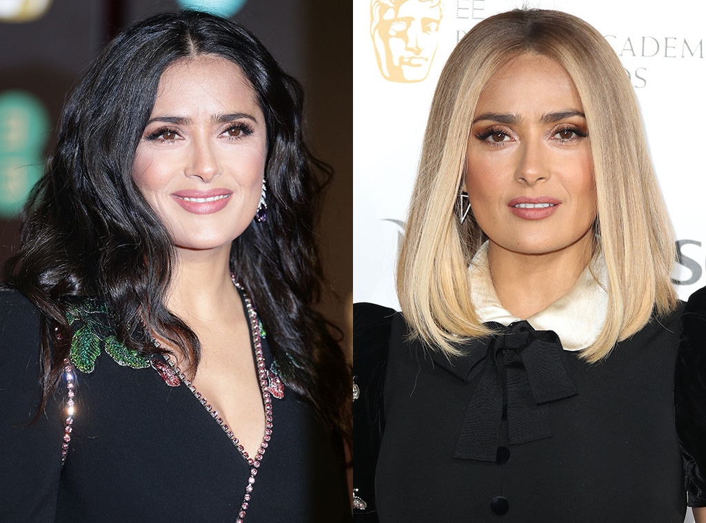 salma hayek blonde hair