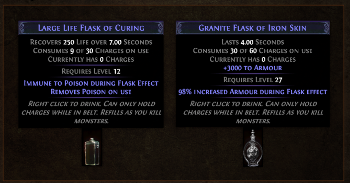 rarity flask poe