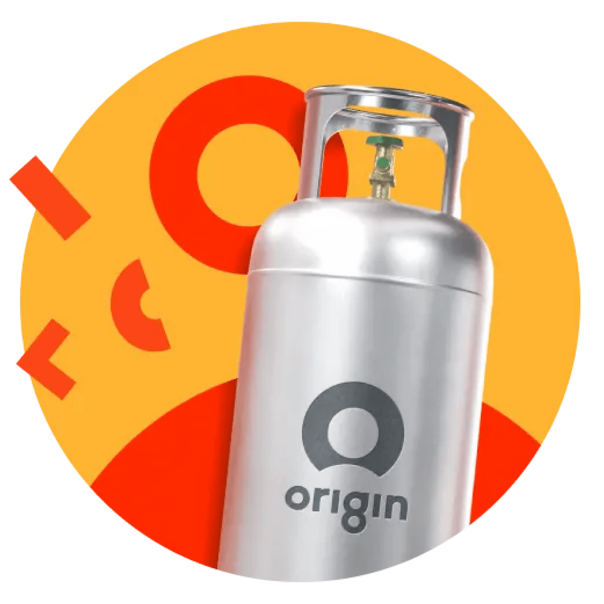 order origin gas bottle