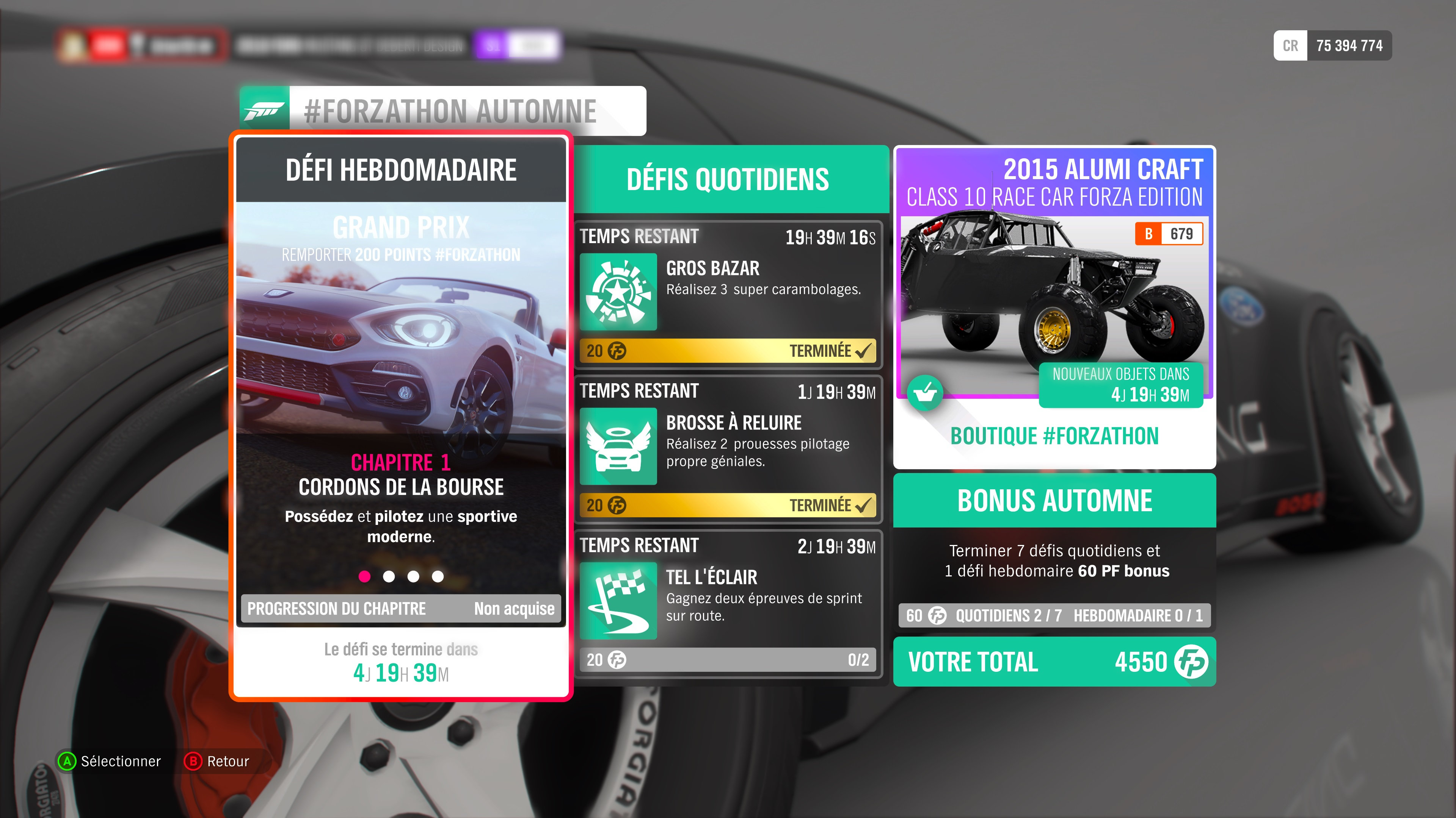 fh4 weekly forzathon