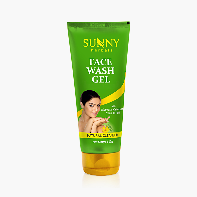 sunny herbals face wash gel