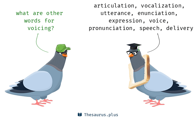 voicing synonym