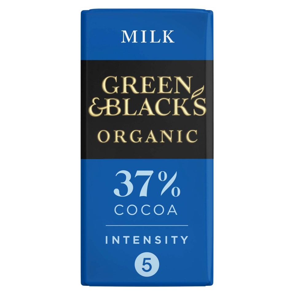 green and black chocolate at tesco